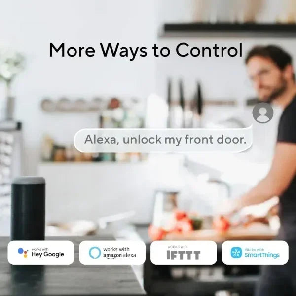 Latch 5 Built-in WiFi Smart Lock with NFC, 5-in-1 Keyless Entry Door Lock with Touch Digital Keypad, Smart Handle Lock
