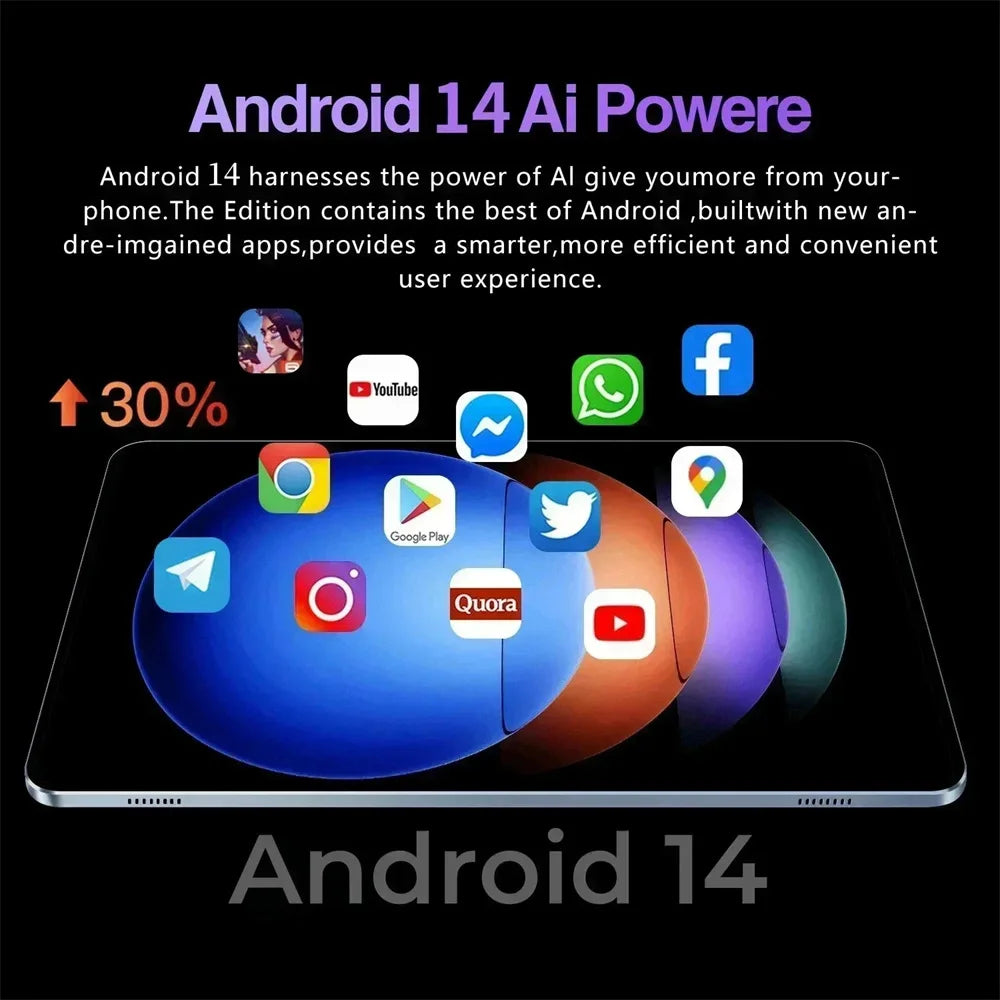 Original Pad 7s pro Tablet PC 22GB+2TB Global Version Android Global Version 10 Inch Tablets Tab 20000mah 5G Dual SIM For Kids