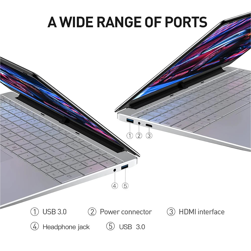 Xiaman 15.6" Laptop Computer intel Pentium 7505 Windows 11 Dual Core Laptops Portable PC Gamer Notebook with Fingerprint Unlock