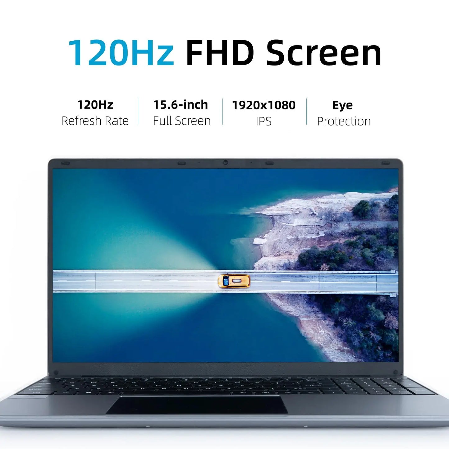 LT1504 15.6" Laptop Intel N5095 Processor 12GB RAM 512GB SSD IPS Display 1920x1080 Windows 11 38000mWh Battery Computer Notebook