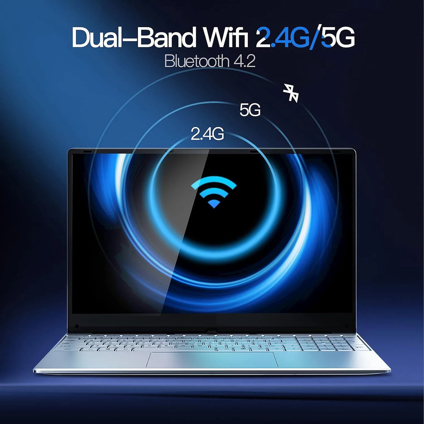 Xiaman 15.6" Laptop Computer intel Pentium 7505 Windows 11 Dual Core Laptops Portable PC Gamer Notebook with Fingerprint Unlock