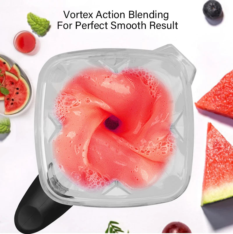 3HP 2200W Heavy Duty Commercial Grade Timer Blender Mixer Juicer Fruit Food Processor Ice Smoothies BPA Free 2L Jar