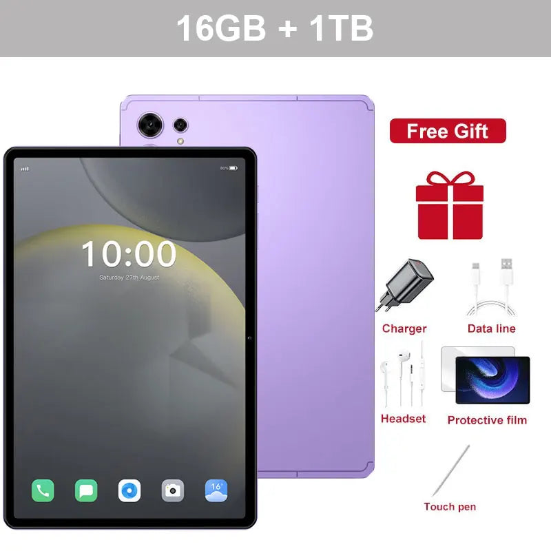New Pad 7s pro Original 5G Dual SIM Tablets Android 15 Global Edition 22GB+2TB kids Tab Tablet PC 10000mAh With keyboard Laptop