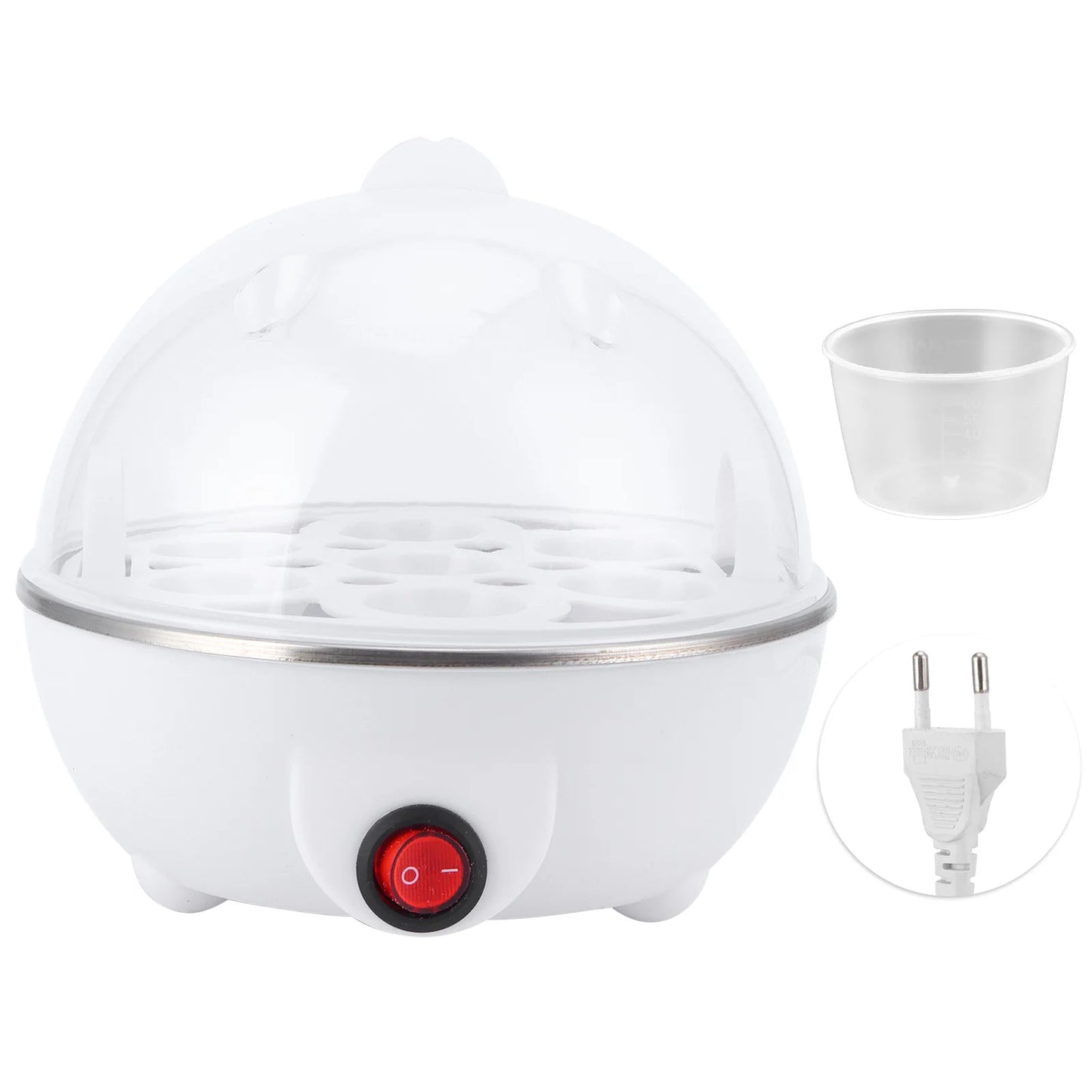 Electric Eggs Boiler Multifunctional Mini Eggs Cooker Steamer Poacher for Kitchen Use