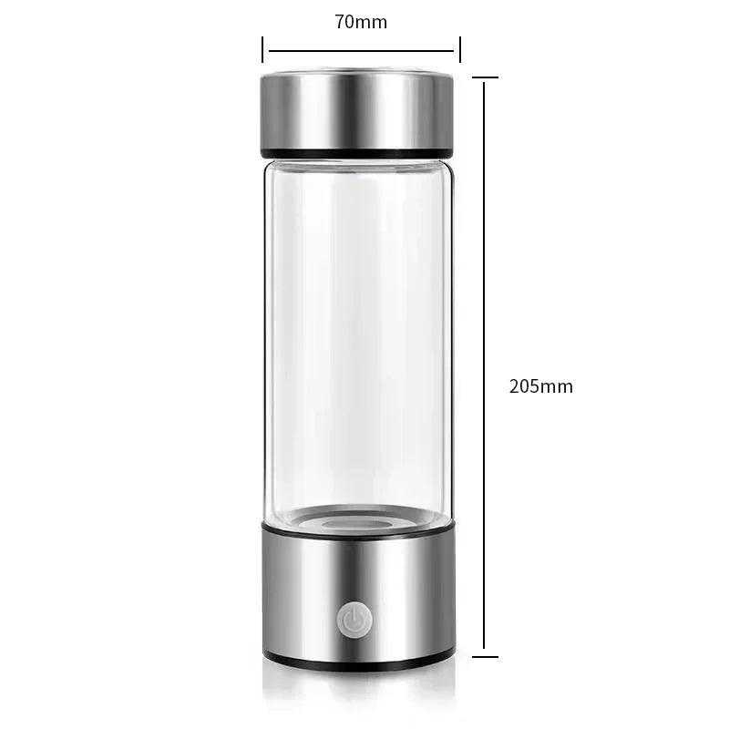 Dual Chamber High-Concentration H2 Hydrogen Oxygen Water Cup Inhalation Ionizer Healthcare Home Bottle