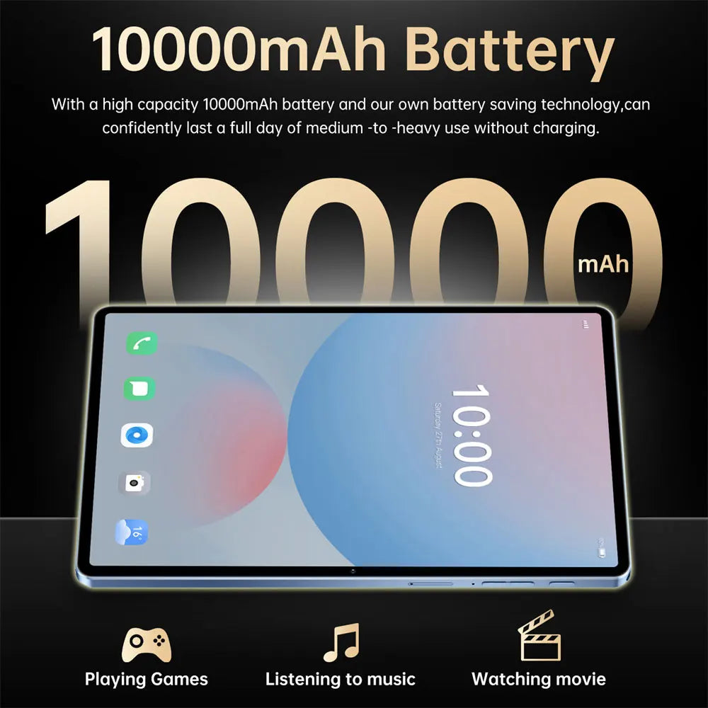New Pad 7s pro Original 5G Dual SIM Tablets Android 15 Global Edition 22GB+2TB kids Tab Tablet PC 10000mAh With keyboard Laptop