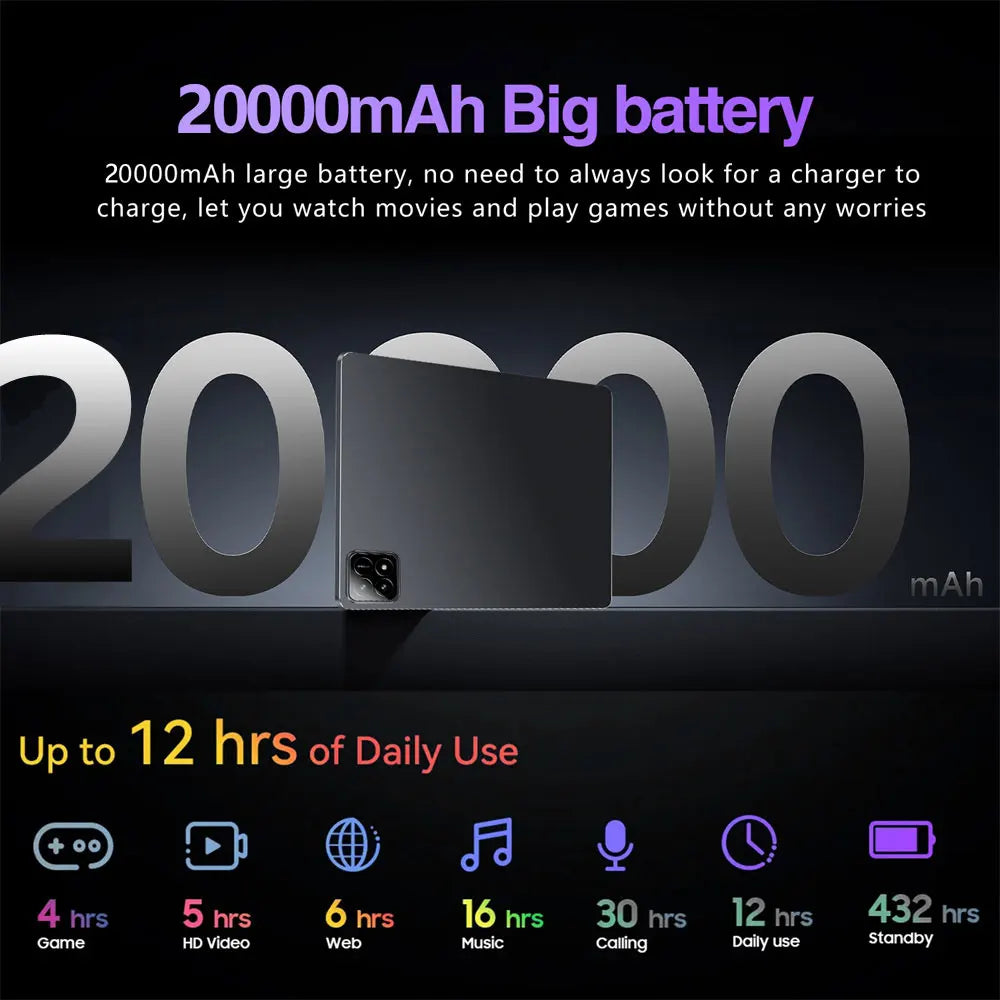 Original Pad 7s pro Tablet PC 22GB+2TB Global Version Android Global Version 10 Inch Tablets Tab 20000mah 5G Dual SIM For Kids