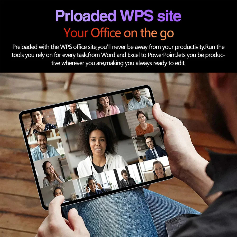 Pad 7s pro Tablets 20000mAh 5G Dual SIM WIFI For Kids Tablet PC 10inch 22GB+2TB Global Version Android Tab With keyboard 2025